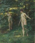 Julius LeBlanc Stewart Nymphes de Nysa oil painting picture wholesale